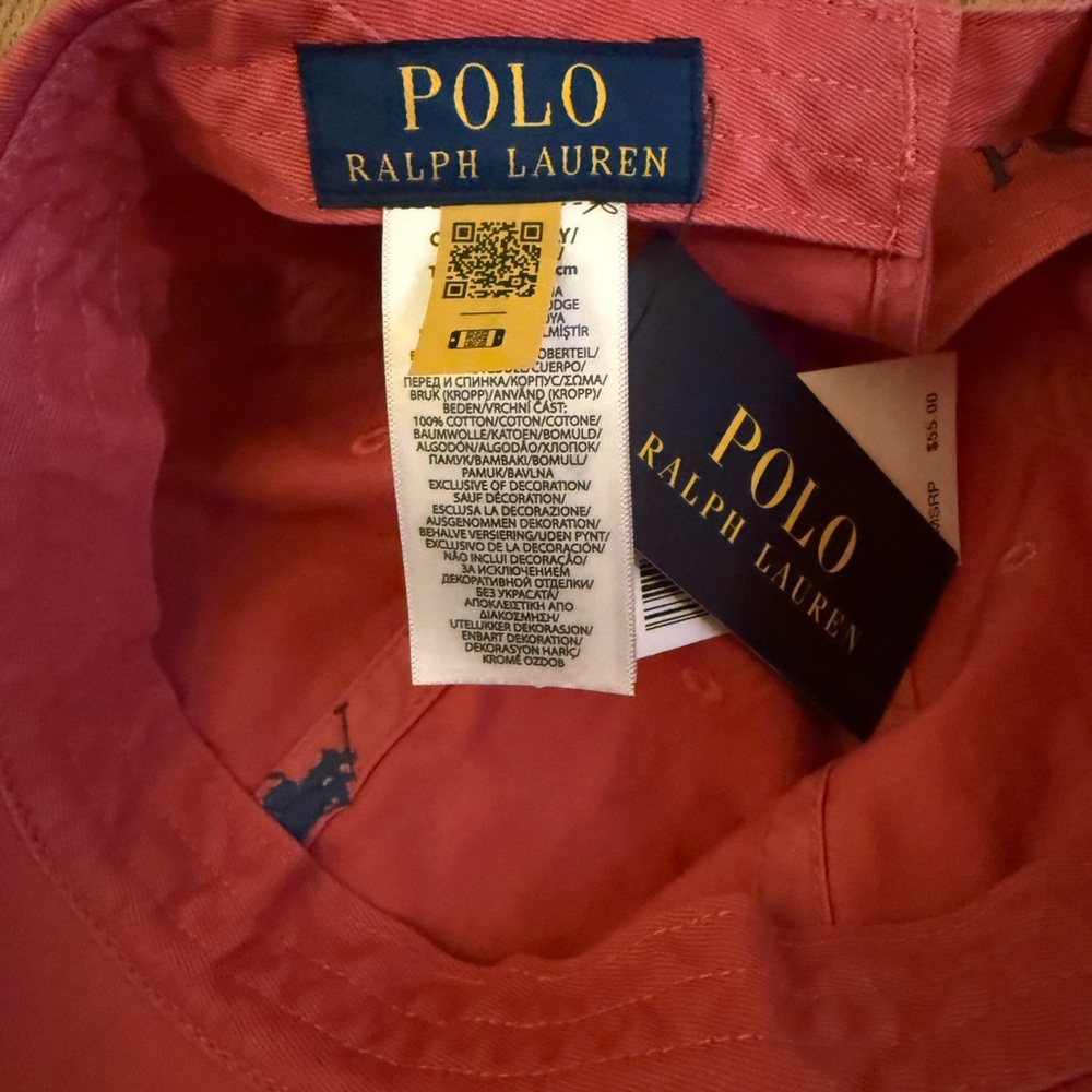 Polo Ralph Lauren Baseball Hat, Adult, One Size, pink/mauve - Picture 4 of 6